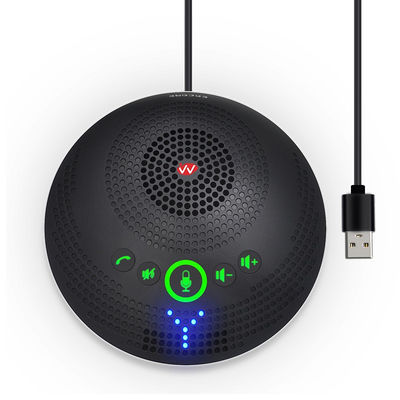 전문 컨퍼런스 마이크 SQ-M13U 2.4G 무선 전방향 마이크, 360도 피커, 고화질 오디오 및 노이즈 감축